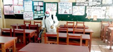 Potosí: Efectúan desinfecciones sin que avance escolar se retrase 