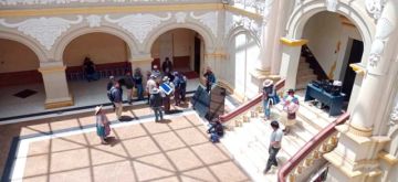 Bloquean la vía a Sucre por proyecto asfaltado Cruce Chaquí-Colavi