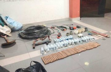 Aprehenden a presuntos  “jucus” con explosivos  y granadas en una mina 