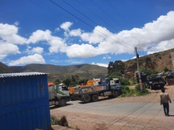 Confirman bloqueo de la ruta Potosi - Sucre