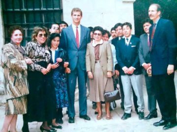 El rey Felipe VI  visitó Potosí en  el año 1991