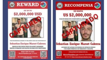 DEA confirma llegada de Sebastián Marset a EE.UU. y agradece a Bolivia