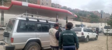 Sucre: Bloquean temporalmente a 28 vehículos por carguíos reiterativos de combustible