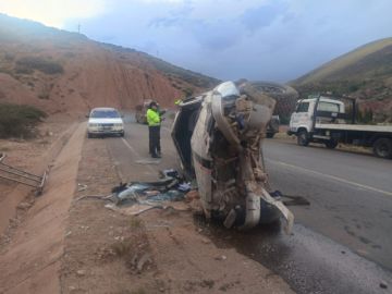 Seis heridos deja un accidente vial entre Tarapaya y Totora D