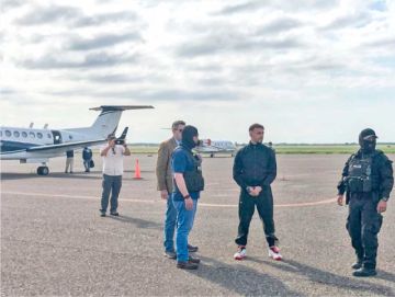 ATRAPADO. Sebastían Marset fue transportado por personal de la DEA hacia Estados Unidos.