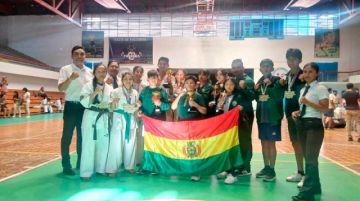 Bolivia gana cinco oros en el Open de karate