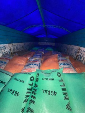 Operativo en Montero comisa más de 9 toneladas de arroz argentino ilegal