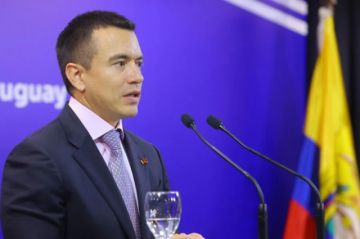 Noboa niega bombardeos en Colombia y dice que las operaciones contra el narco son en Ecuador