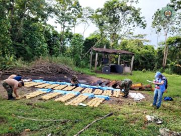Incautan más de 440 kilos de substancias en cinco departamentos