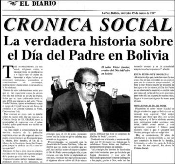 19 de marzo: la historia poco conocida del Día del Padre en Bolivia