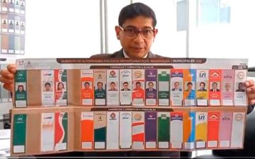 Grandes papeletas se usarán en las elecciones del próximo domingo
