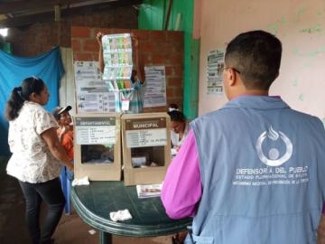 Defensoría del Pueblo considera que la jornada de votación se desarrolló con “total regularidad”