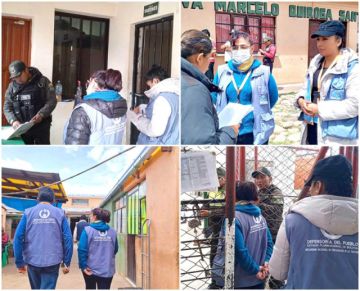 Defensoría del Pueblo destaca que jornada de votación fue pacífica