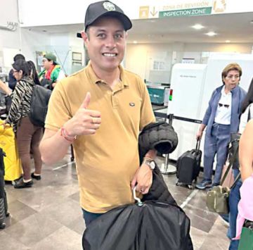 Edmand Lara viajó a México