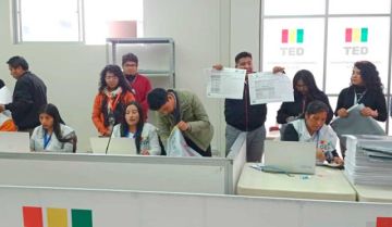 El TED presentará los resultados electorales oficiales el jueves