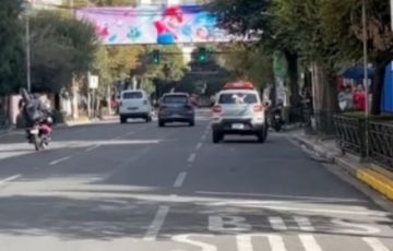 Reportan que el centro paceño no registra puntos de bloqueo 