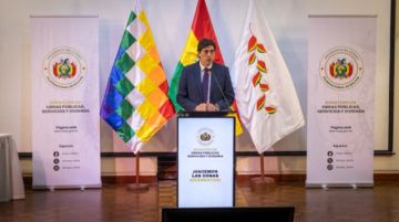  El ministro de Obras Públicas Informa que el exministro Montaño solo alcanzó un 45% de ejecución presupuestaria