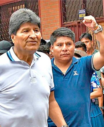 Loza asegura que no se alejará de Evo