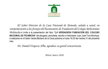 Presentarán libro sobre la fundación del Pichincha