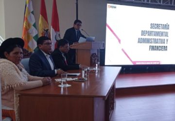 Gobernador destaca ejecución presupuestaria de más de 562 millones de Bs en 2025