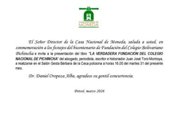 Presentarán libro sobre la fundación del Pichincha