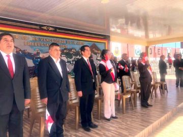 Hubo instituciones ausentes del acto en el Campo Marte.