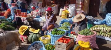 Los comerciantes llegaron de diferentes regiones cercanas a Potosí con una variedad de productos esenciales para el preparado de los platillos de estos días.