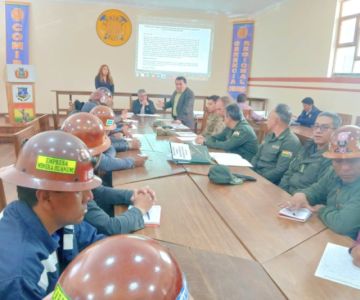 COMIBOL y entidades del Estado refuerzan lucha contra el jukeo en Huanuni