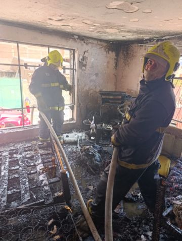 Anciano sobrevive al incendio de su casa en la ciudad de Potosí 