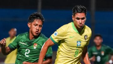 Bolivia Sub-17 cae ante Brasil en su debut en el Sudamericano