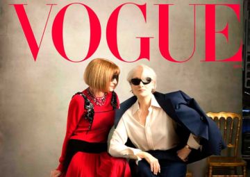 Portada de Vogue se viste de The Devil Wears Prada 2