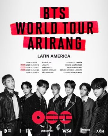 BTS agrega nuevas fechas en Latinoamérica menos en Bolivia