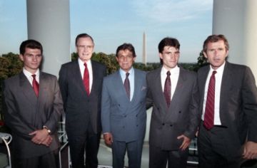 Revelan fotografías inéditas del encuentro entre los Paz y Busch de hace más de 30 años
