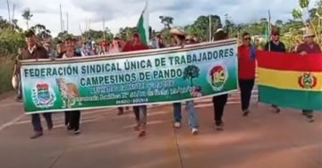 Pueblos indígenas de Pando marchan hacia La Paz en rechazo a la Ley 157