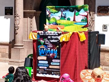 El teatro de títeres llegó de la mano de Wiñay.