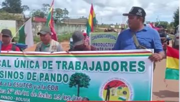 Ley 1720: Defensor del Pueblo anuncia encuentro con marchistas de Pando