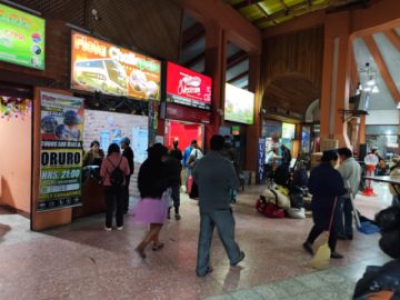 Sucre: Salidas desde la Terminal serán normales a los departamentos sin balotaje
