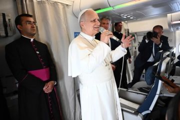 El papa León XIV  que sus discursos no eran para debatir con Trump