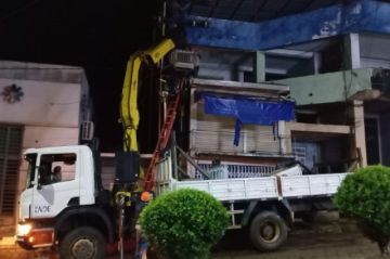Intensas lluvias y vientos provocan fallas eléctricas en Pando