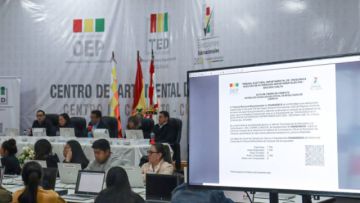 TED Chuquisaca concluye cómputo al 100% y ratifica a Ayllón como gobernador electo