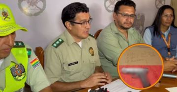 Hallan arma de fuego en mochila de estudiante tras amenaza de tiroteo en colegio de Riberalta