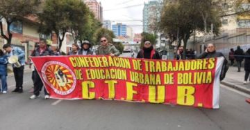 Magisterio urbano anuncia marcha a La Paz y advierte con radicalizar medidas