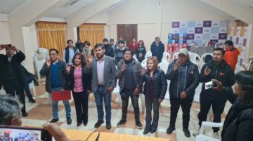 Erwin Valda fue reelegido como secretario ejecutivo de la federación de la prensa