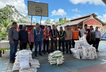 Gobierno entrega ayuda humanitaria para 959 familias de Villa Tunari 
