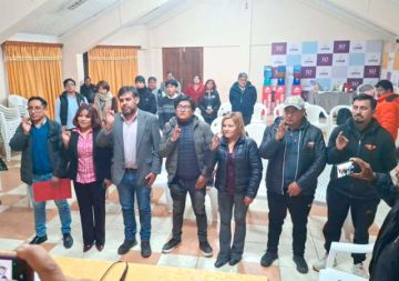 Erwin Valda fue reelegido como secretario ejecutivo de la federación de la prensa
