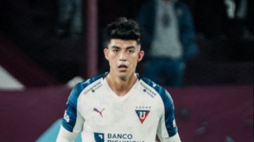 Gabriel Villamil alcanza los 100 partidos con Liga de Quito