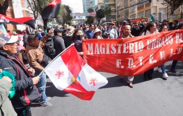 Maestros de Potosí engrosarán la marcha para el cabildo en El Alto