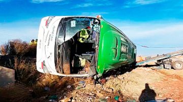 Vuelco de bus deja ocho fallecidos en la ruta Pisiga–Oruro