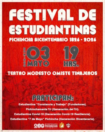 Colegio Nacional Pichincha desarrolla sus actividades culturales en su bicentenario