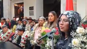 Alejandra Sivila pide trabajo por el desarrollo de Potosí